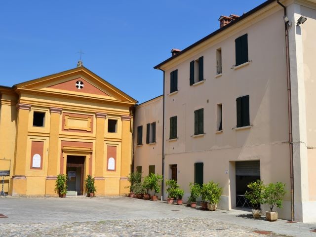 La chiesa di San Girolamo ricostruita nel dopoguerra