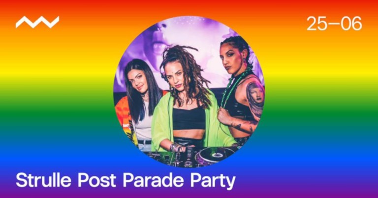 copertina di Strulle Post Parade Party