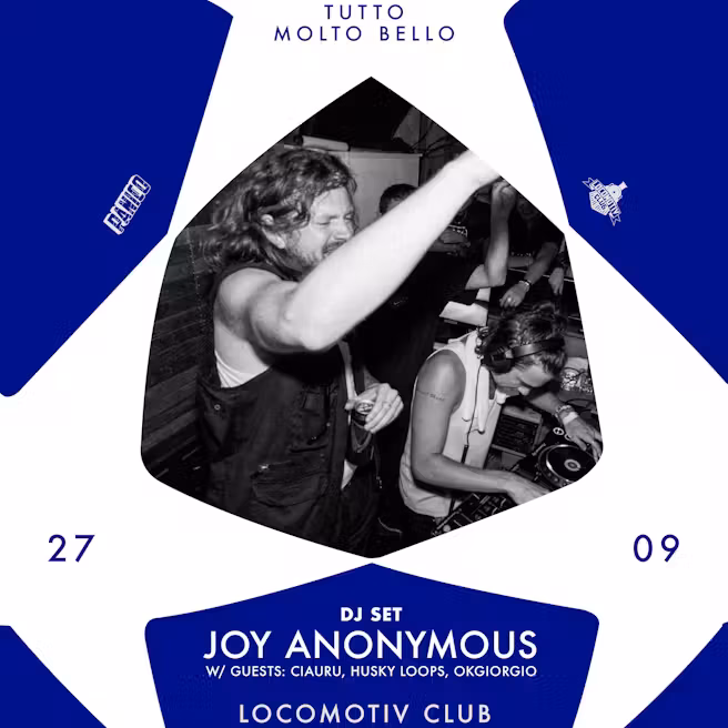 immagine di TUTTO MOLTO BELLO 2025: JOY ANONYMOUS djset