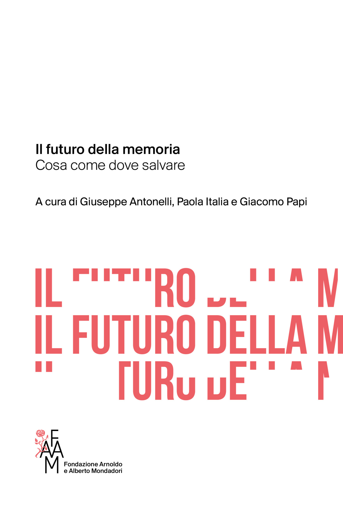 cover of Il futuro della memoria