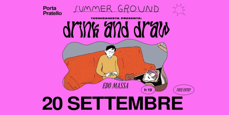 copertina di Drink and Draw + Manfredi dj set