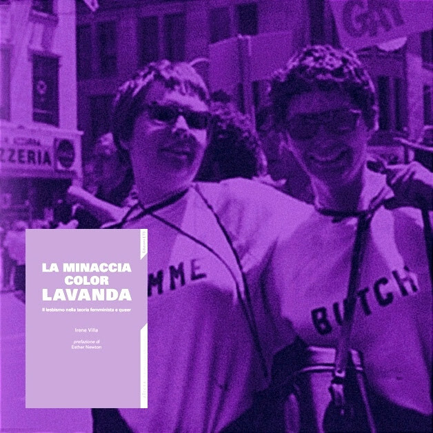 cover of La minaccia color lavanda