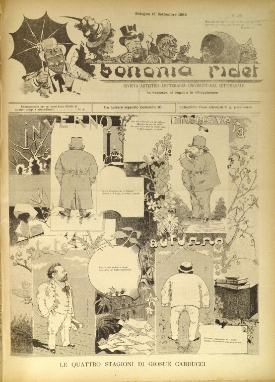 image of Le quattro stagioni di Giosuè Carducci