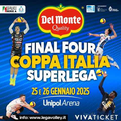 copertina di Final Four Del Monte Coppa Italia SuperLega