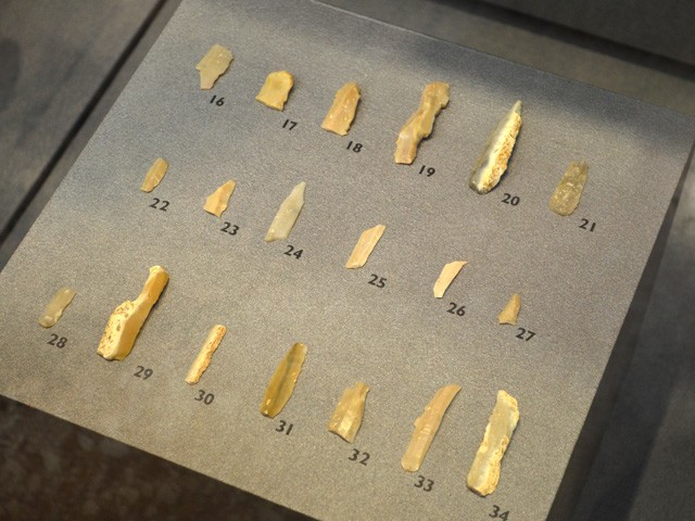 Punte di frecce preistoriche dagli scavi di Casalecchio di Reno 
