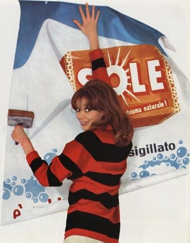 Manifesto pubblicitario del sapone Sole - 1967 - Pubbl. per gentile concessione Zappoli Thyrion