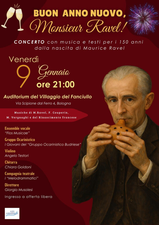 cover of Buon anno nuovo, Monsieur Ravel!