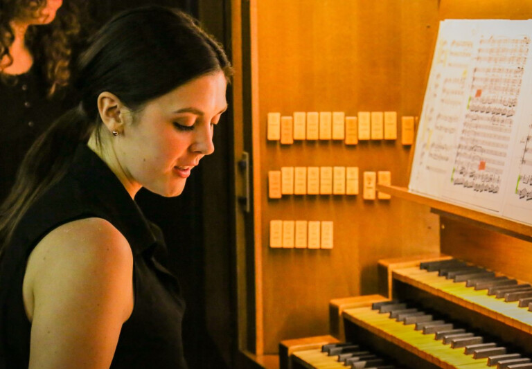 immagine di L’organista Sophie Magnanini