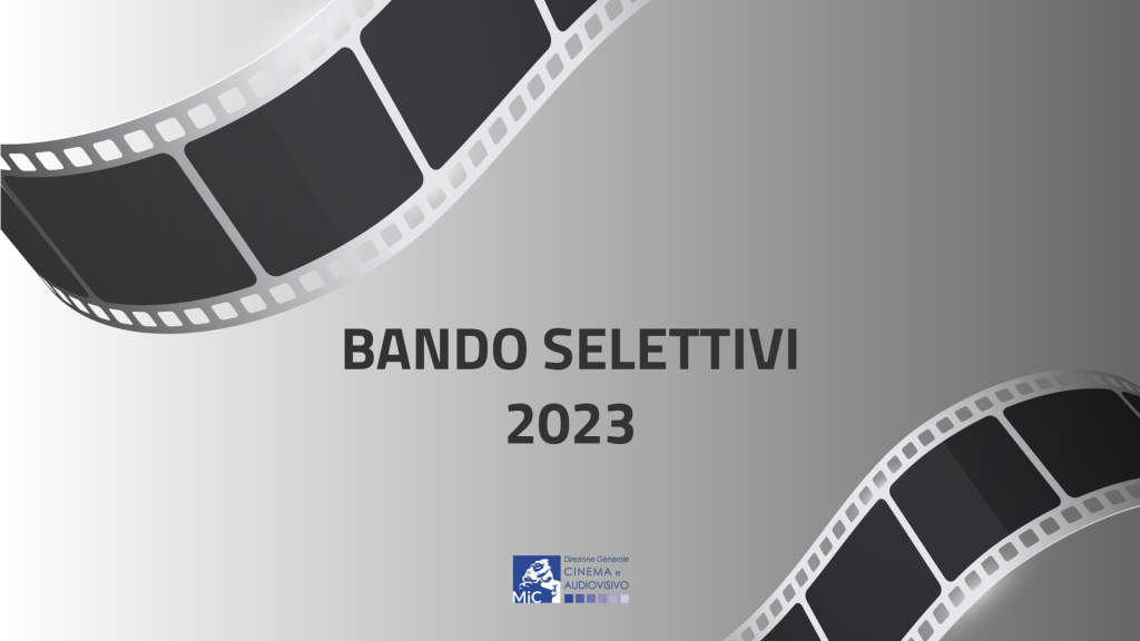 copertina di Contributi per la scrittura, sviluppo e produzione cinematografica e audiovisiva – 2023
