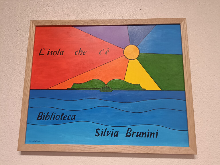 copertina di L'isola che c'è - Biblioteca Silvia Brunini