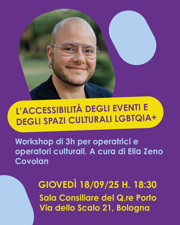immagine di L’accessibilità degli eventi e degli spazi culturali LGBTQIA+