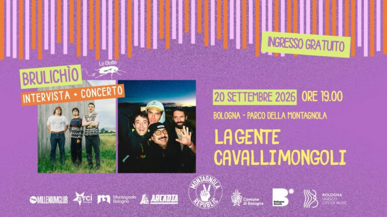copertina di Brulichio with Le Blatte presenta La Gente e Cavalli Mongoli 
