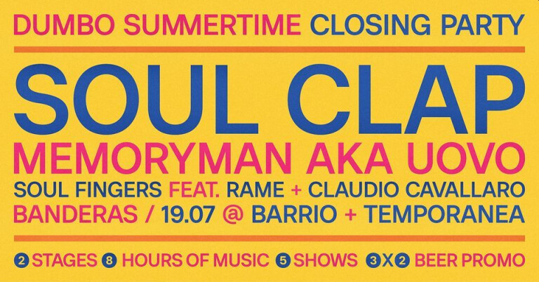 copertina di DumBO Summertime Closing Party