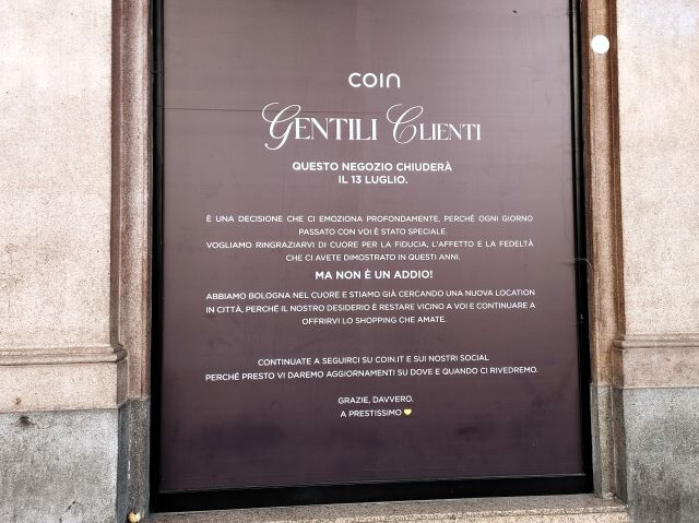"Ma non è un addio!"