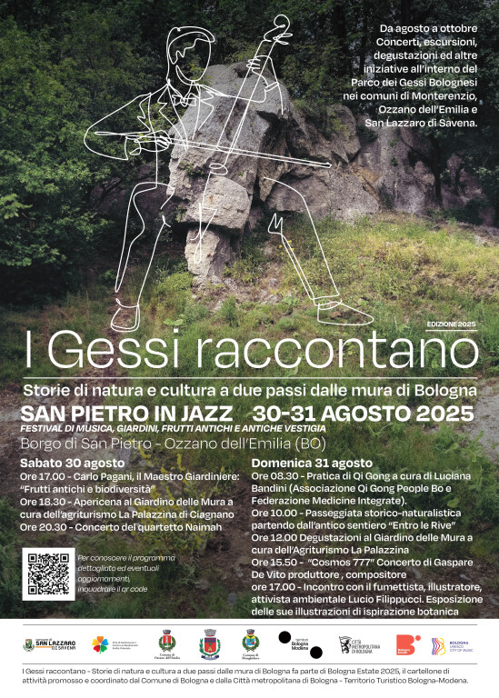 copertina di San Pietro in jazz - Festival di musica, giardini, frutti e antiche vestigia