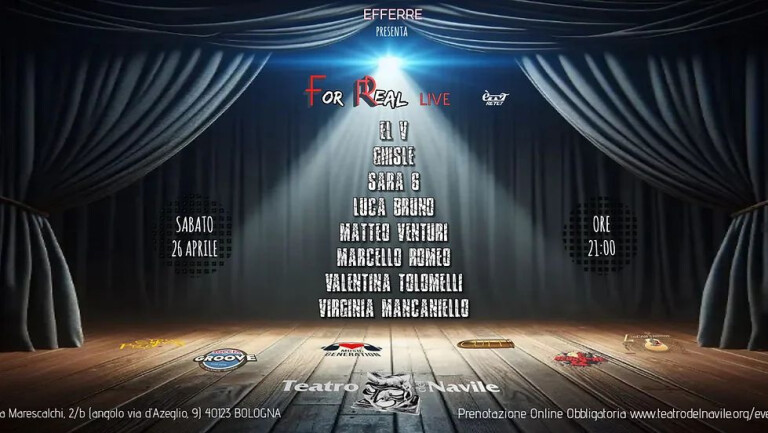 copertina di For Real Live