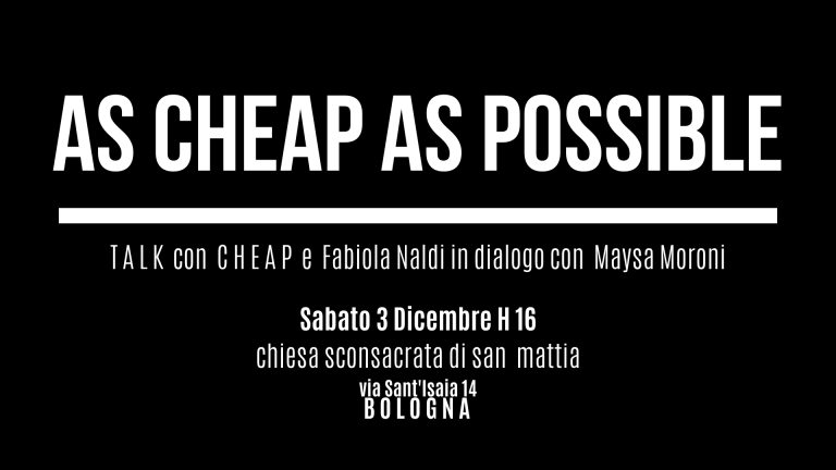 cover of as CHEAP as POSSIBLE