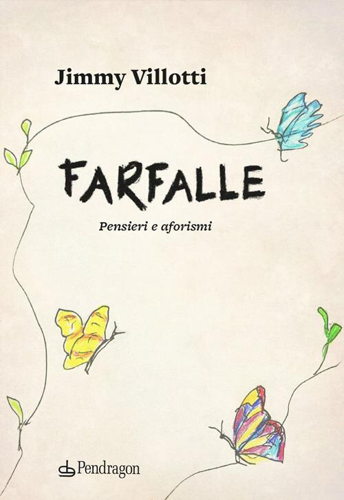 copertina di Farfalle. Pensieri e aforismi