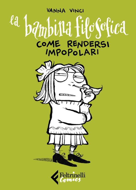 cover of La bambina filosofica. Come rendersi impopolari