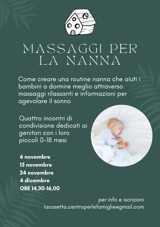 immagine di Massaggi per la nanna