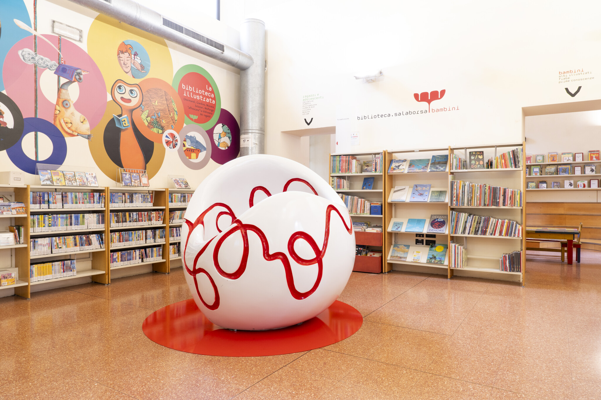copertina di La rioganizzazione del sistema bibliotecario cittadino e il trasferimento a Biblioteca Salaborsa Ragazzi nel 2001