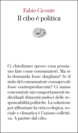 couverture de Il cibo è politica