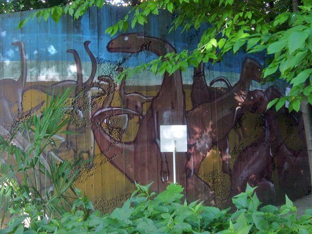 Giardino del Guasto (BO) - Murale di Blu - 2002