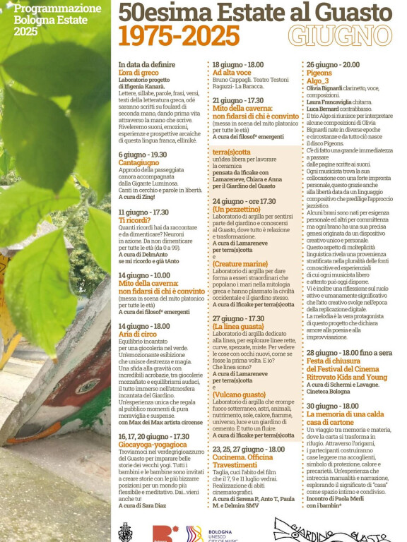 programma giugno