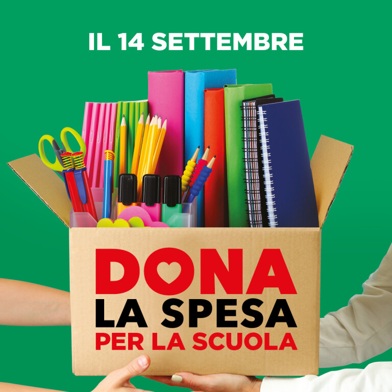 immagine di Dona la spesa per la scuola