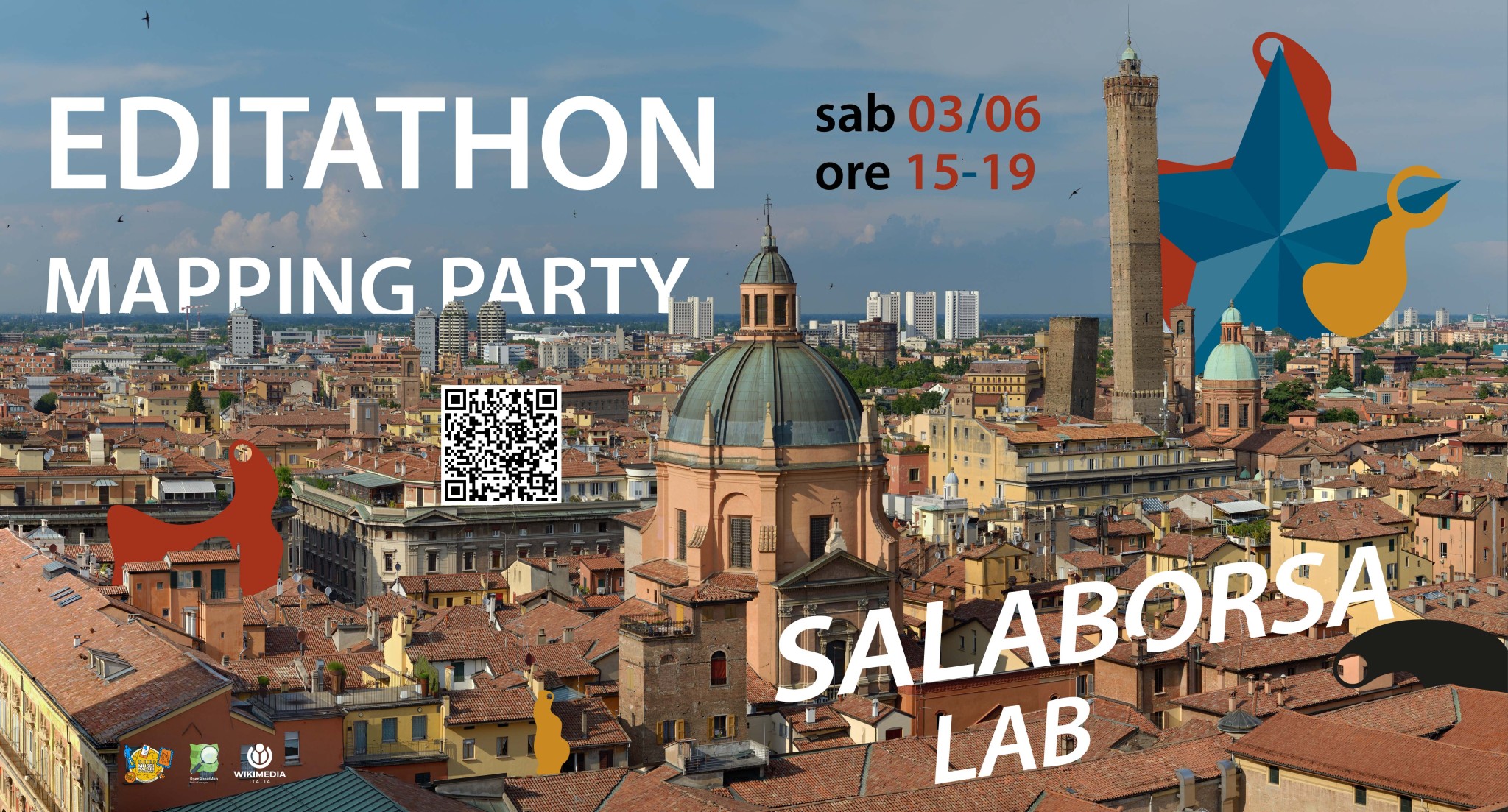 copertina di Maratona di modifiche su Wikipedia e OpenStreetMap