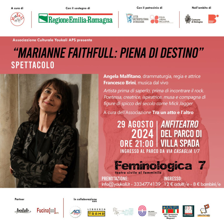 cover of Marianne Faithfull: piena di destino