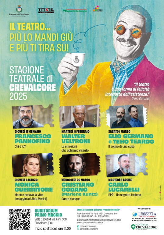 couverture de STAGIONE TEATRALE DI CREVALCORE 2025