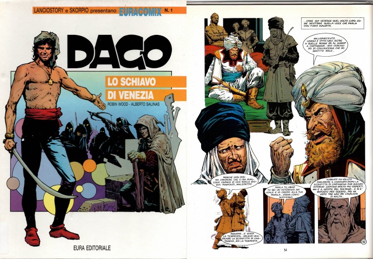 copertina di Wood e Salinas, Dago e Barbarossa