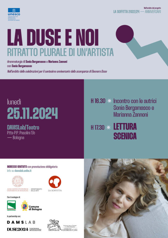 cover of La Duse e noi. Ritratto plurale di un'artista