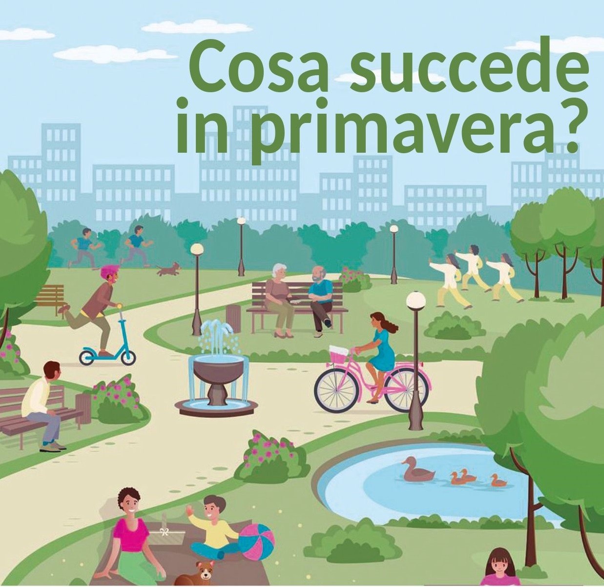 copertina di Cosa succede in primavera?