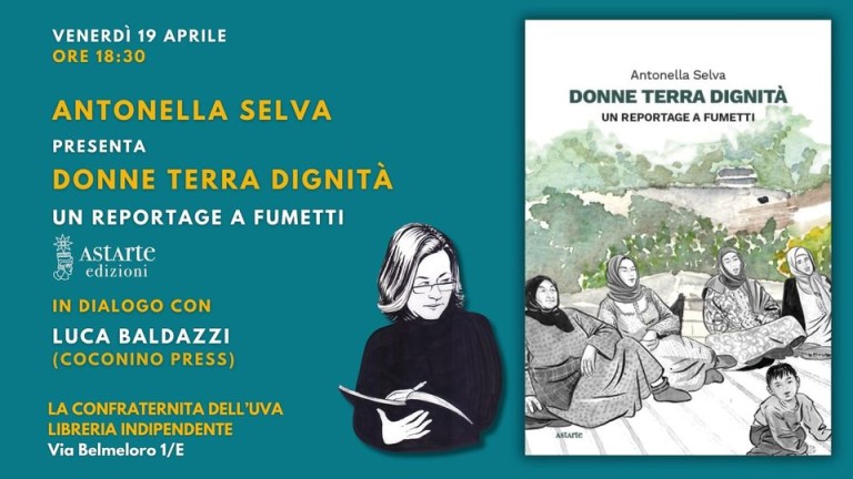 cover of Donne terra dignità. Un reportage a fumetti