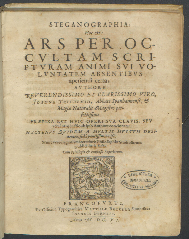 immagine di Iohannes Tritheim, Steganographia (1606)