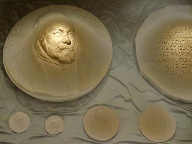 Medaglia commemorativa di Ulisse Aldrovandi 