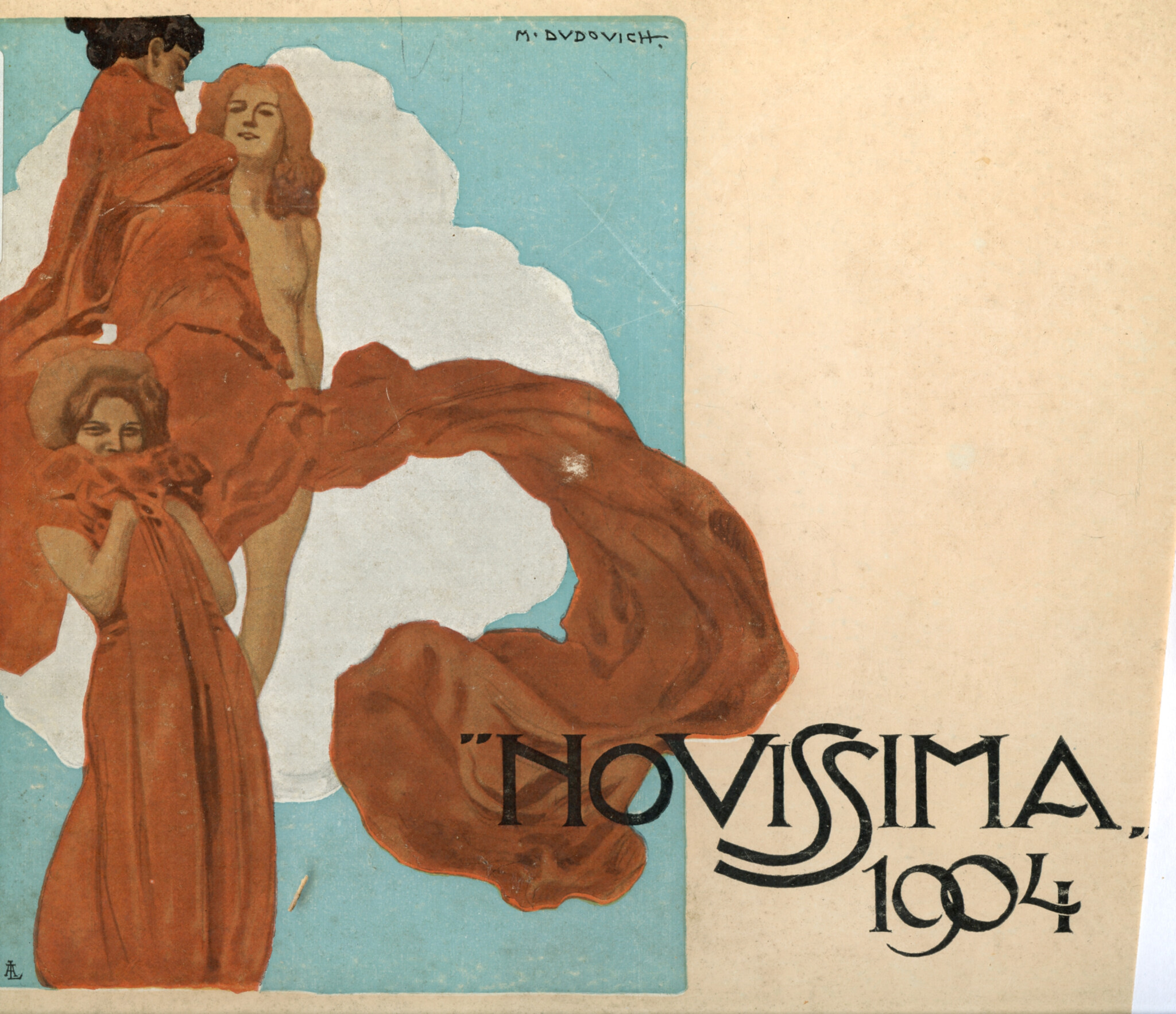 copertina di NOVISSIMA. Albo d'arti e lettere