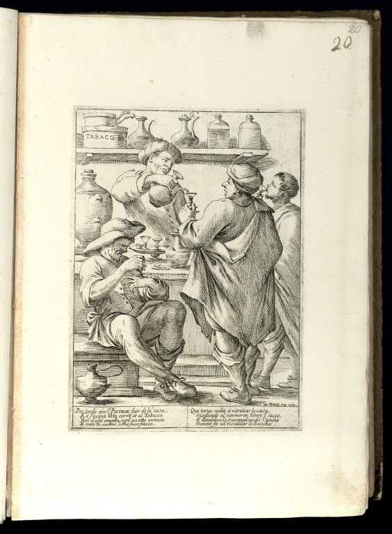 immagine di Giuseppe Maria Mitelli, Ben tardo esce 'l Poltron fuor della casa (1683)