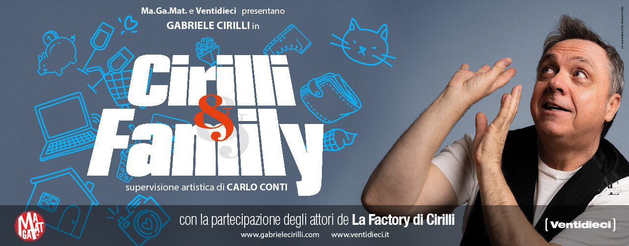 copertina di Cirilli & Family. Gabriele Cirilli