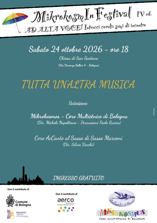 LocandinaTuttaUn'AltraMusica CoroAcCantoAlSasso 24Ott26