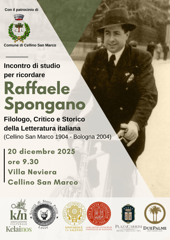 immagine di Incontro di studio per ricordare Raffaele Spongano