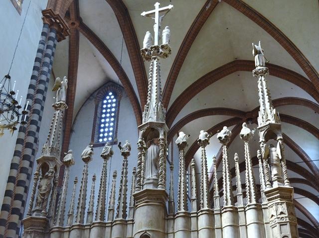 Basilica di San Francesco - altare maggiore - particolare