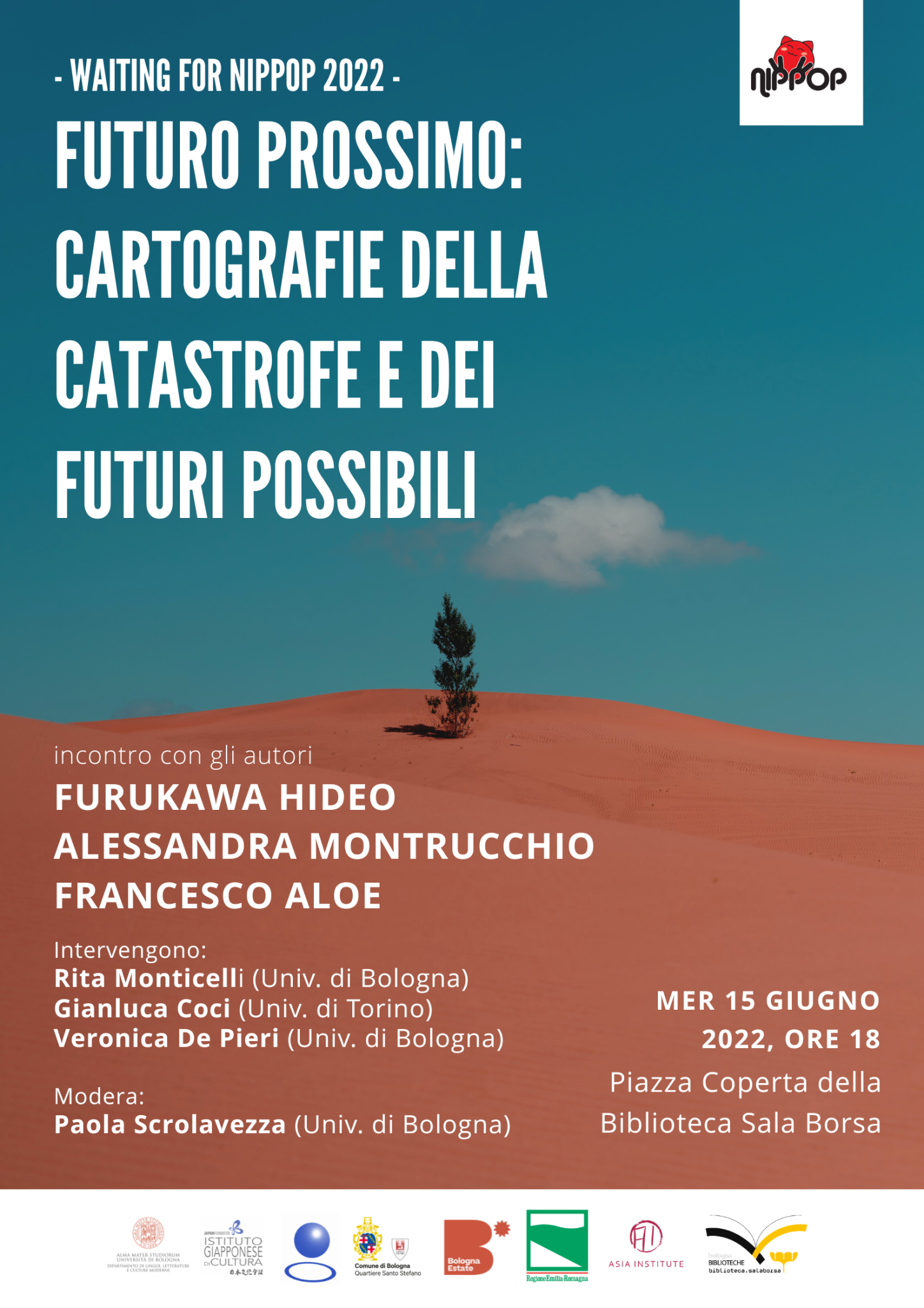 copertina di Waiting for NipPop 2022  Futuro prossimo: cartografie della catastrofe e dei futuri possibili