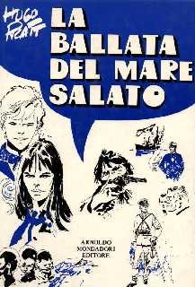 copertina di Hugo Pratt, La ballata del mare salato, Milano, Mondadori, 1972