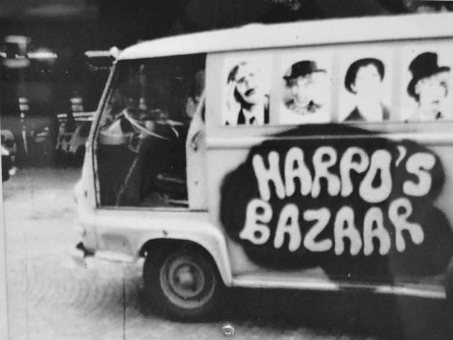 Il furgone di Harpo's Bazaar studio di registrazione durante il convegno di settembre 1977 - Mostra "Pensatevi liberi. Bologna Rock 1979" - MamBO (BO) - 2019