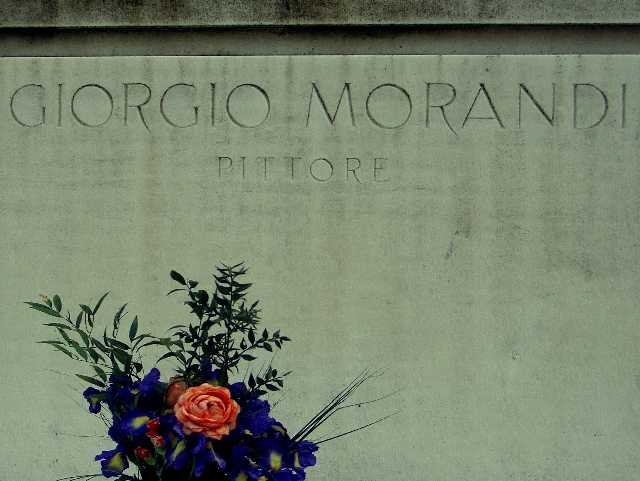 Tomba di Giorgio Morandi alla Certosa - particolare