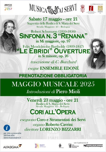 cover of Maggio musicale 2025 alla Basilica dei Servi