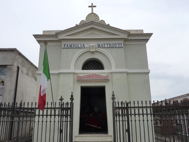 Cappella della famiglia Matteotti nel cimitero di Fratta Polesine (RO)